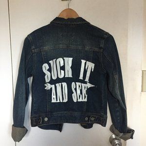 Arctic Monkeys "Suck it and See" Denim Jacket